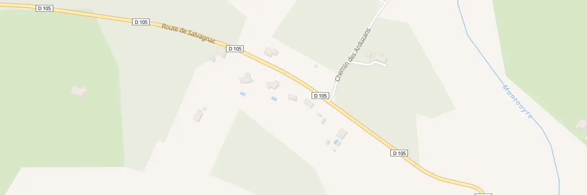Plan du 790 Rte de Salvagnac à La Sauzière-Saint-Jean
