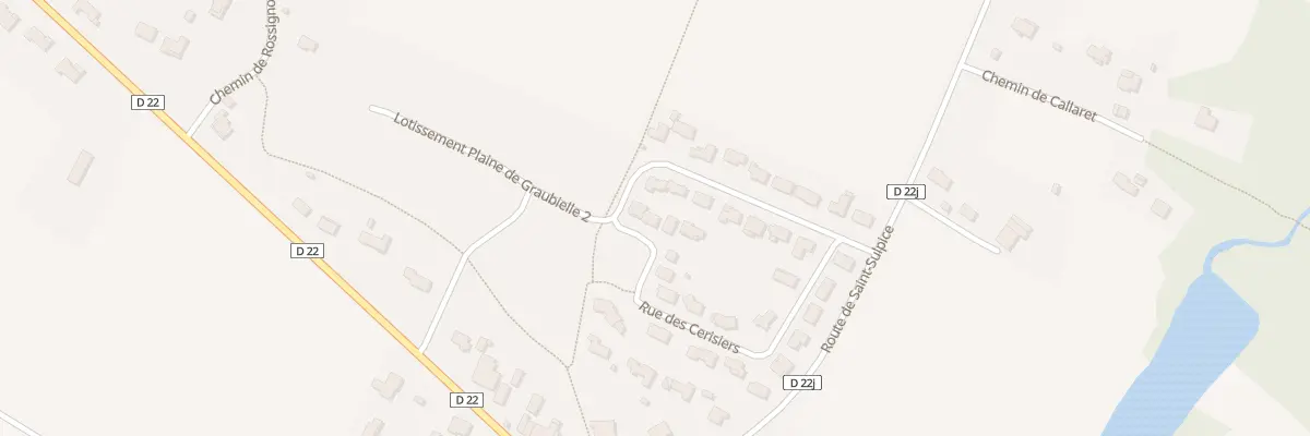 Plan du 3 Rue des Cerisiers à Roquesérière