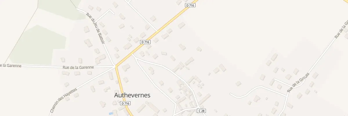 Plan du 20 Rue du Claquet à Authevernes