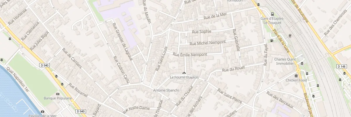 Plan du 29 Rue Émile Nempont à Étaples