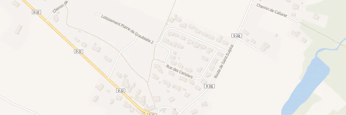 Plan du 9 Rue des Cerisiers à Roquesérière