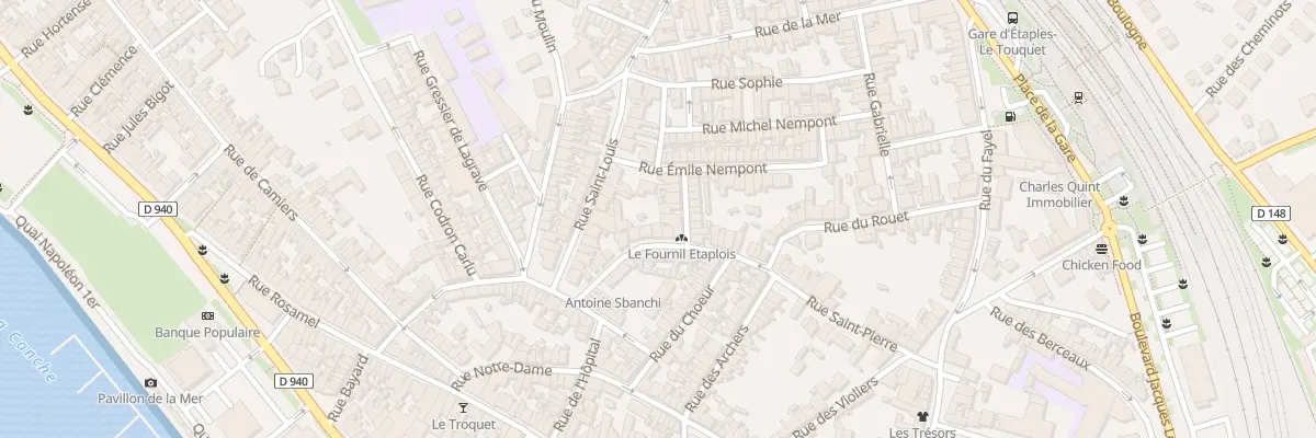 Plan du 66 Rue Saint-Pierre à Étaples