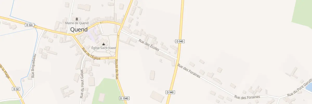 Plan du 8 Rue des Ecoles à Quend