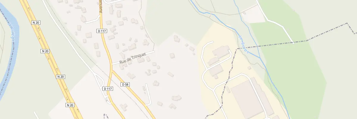 Plan du 10 Rue de Trinquet à Montgailhard