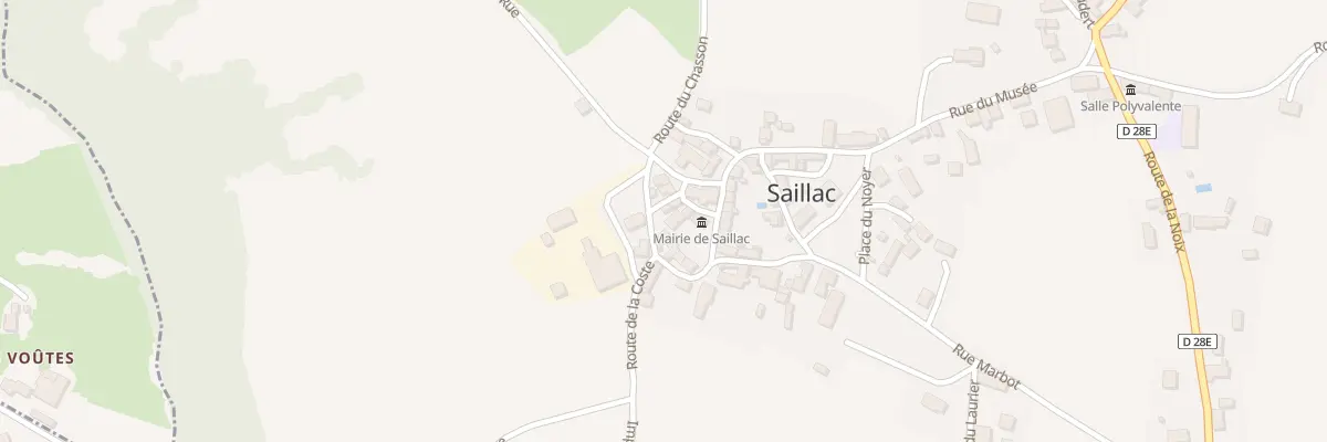 Plan du 145 Pl du Cerneau à Saillac