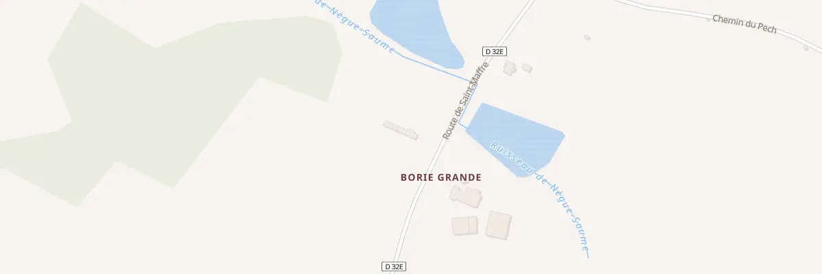 Plan du 1024 Rte de Saint Maffre à Bruniquel