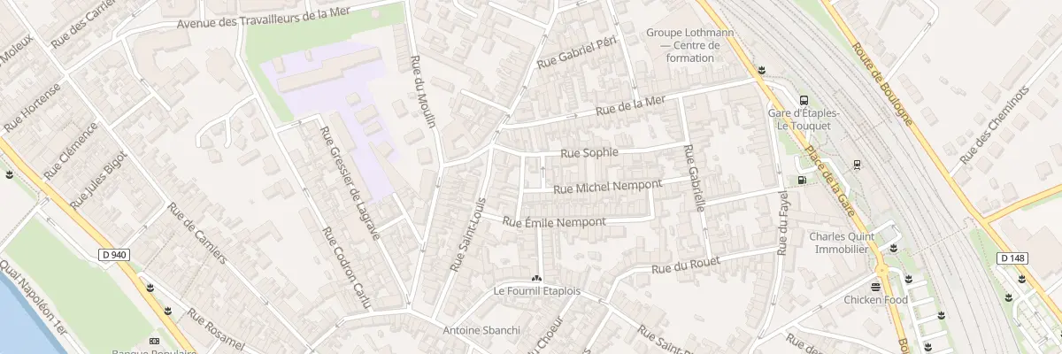 Plan du 27 Rue Sophie à Étaples