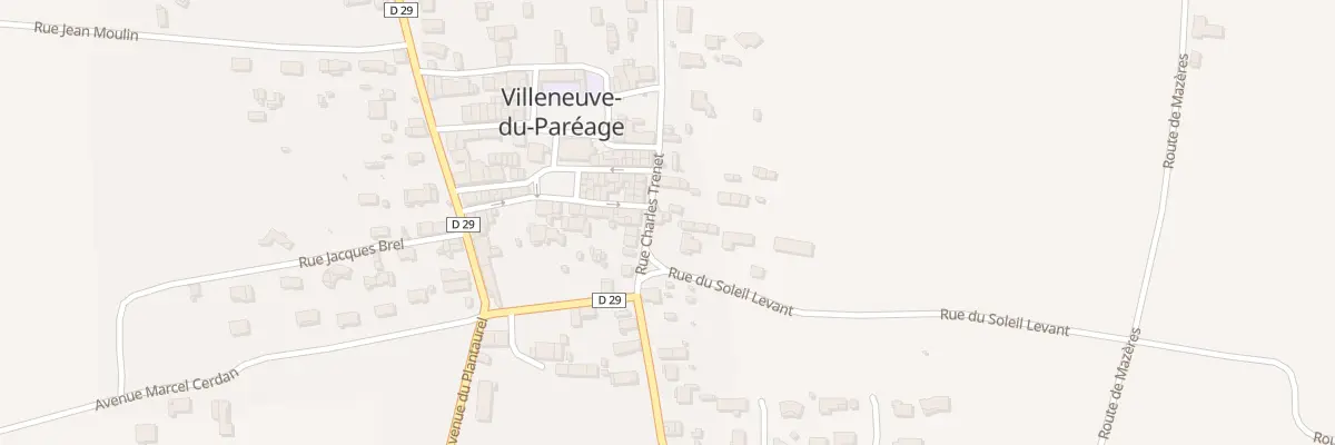 Plan du 3 Rue Charles Trenet à Villeneuve-du-Paréage