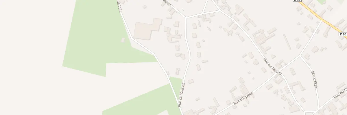 Plan du 10 Rue de Valines à Franleu