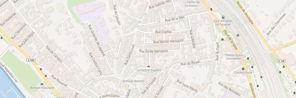 Plan du 44 Rue Émile Nempont à Étaples