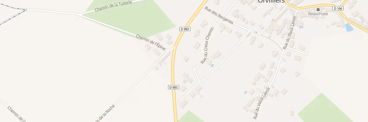 Plan du 5 Rue du Creux Chemin à Orvilliers