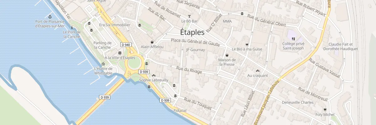 Plan du 3 Rue d’Hérambault à Étaples