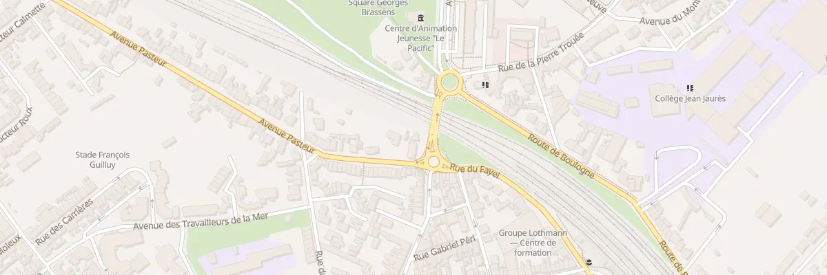 Plan du 89 Rue du Pont des 3 Arches à Étaples