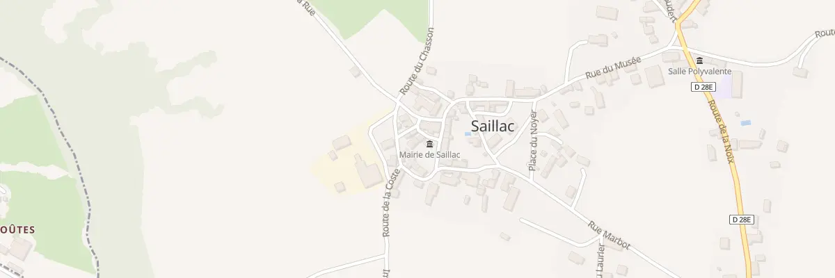 Plan du 147 Pl du Cerneau à Saillac