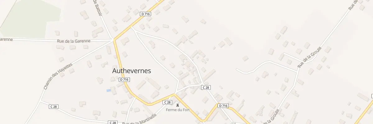 Plan du 13 Authevernes à Authevernes