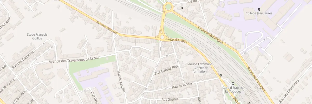 Plan du 75 Rue du Pont des 3 Arches à Étaples