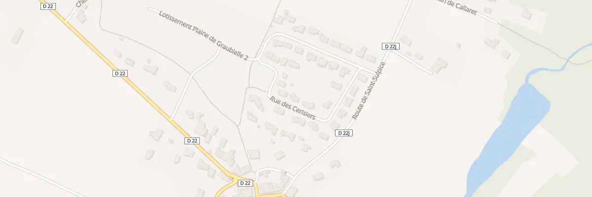Plan du 13 Rue des Cerisiers à Roquesérière