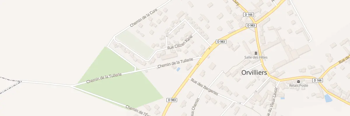 Plan du 9 Rue Citizen Kane à Orvilliers
