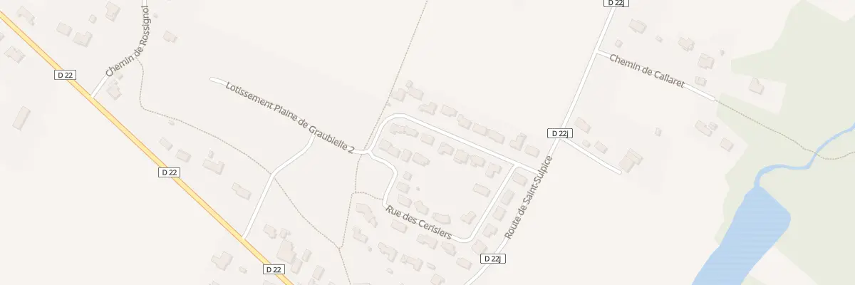 Plan du 13 Rue des Violettes à Roquesérière