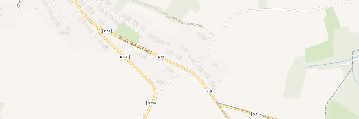Plan du 196 Grande Rue du Pastel à Montgeard