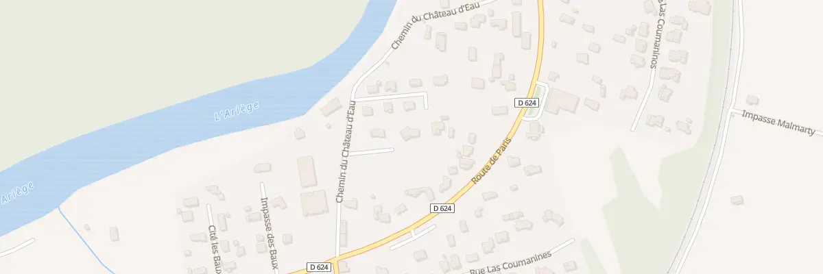Plan du 13 Che du Chateau d’Eau à Varilhes