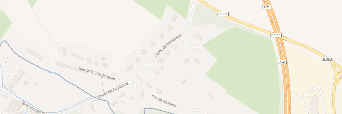 Plan du 12 Rue de la Cavee de Rambures à Bouttencourt