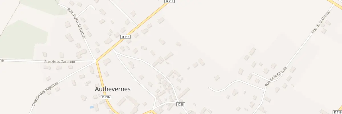 Plan du 16 Rue du Claquet à Authevernes