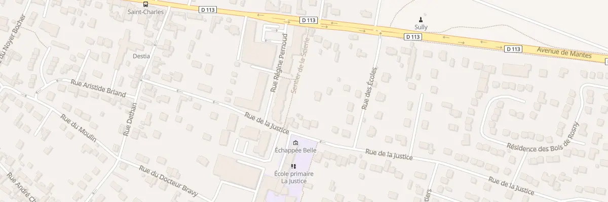 Plan du 17 Rue de la Justice à Rosny-sur-Seine