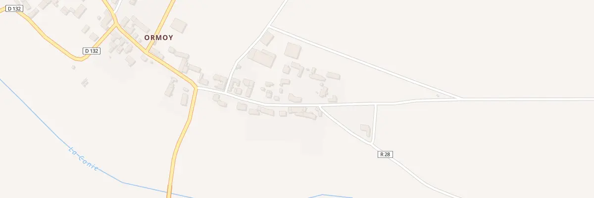 Plan du 38 Ormoy à Courbehaye