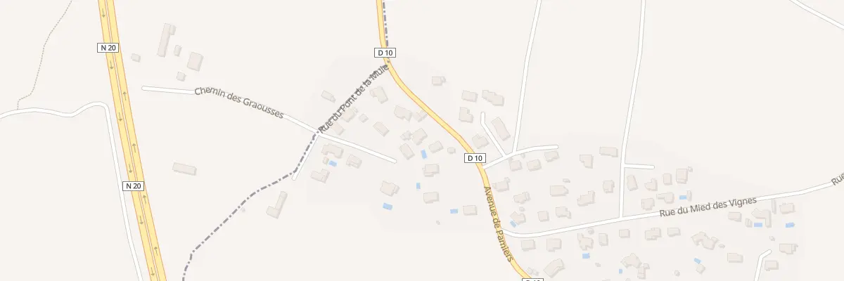 Plan du 9B Av de Pamiers à Verniolle