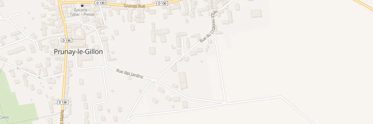 Plan du 6 Rue du Château d’Eau à Prunay-le-Gillon