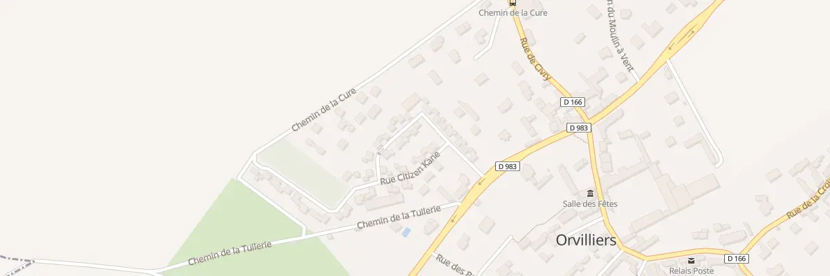 Plan du 3 Rue Orson Wells à Orvilliers