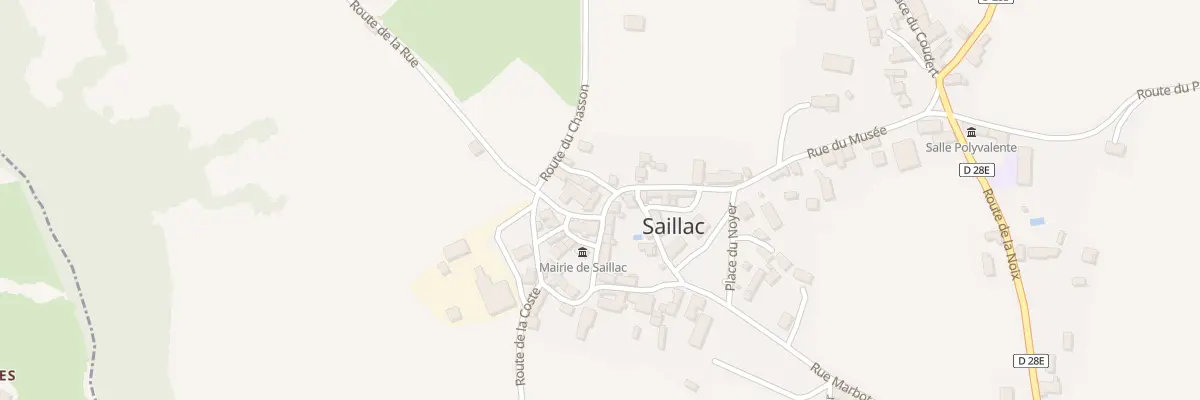 Plan du 5032 Le Bourg à Saillac