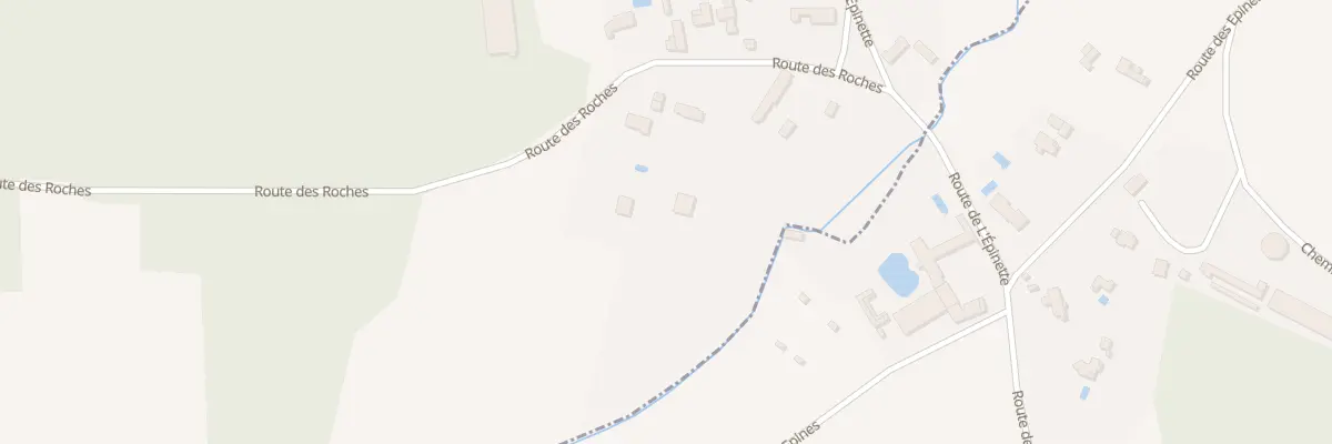 Plan du 3 Rte des Roches à La Hauteville