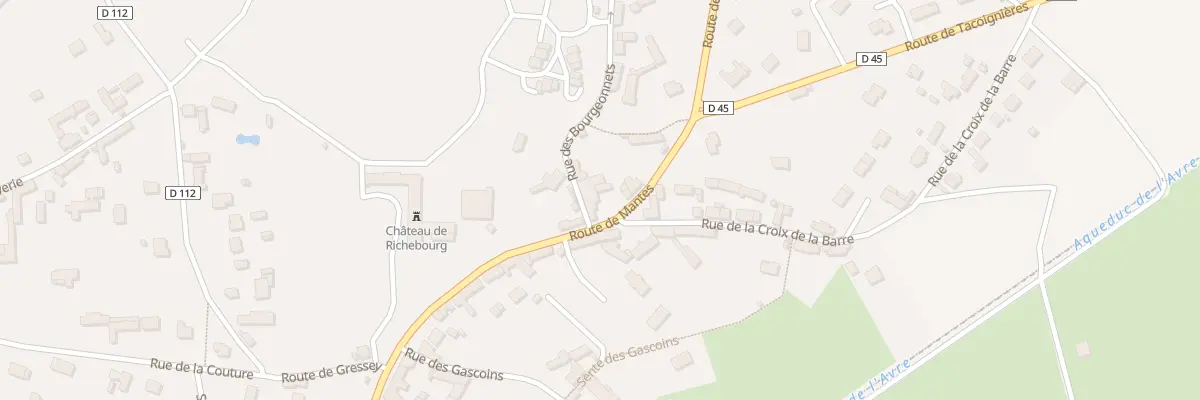 Plan du 3 Rte de Mantes à Richebourg