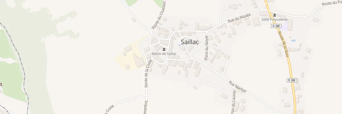 Plan du 420 Rue Marbot à Saillac