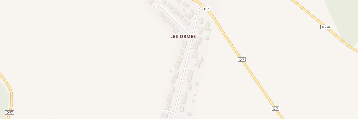 Plan du 21 Lot les Ormes à Vineuil