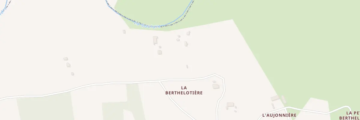 Plan du 8 Hameau de la Berthelotiere à Gièvres