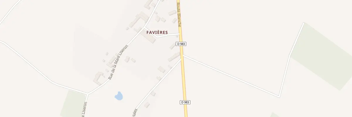 Plan du 1 Rte Blanche à Orvilliers
