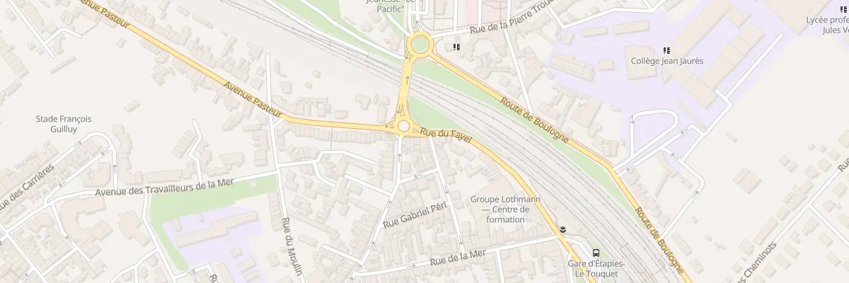 Plan du 95 Rue du Fayel à Étaples