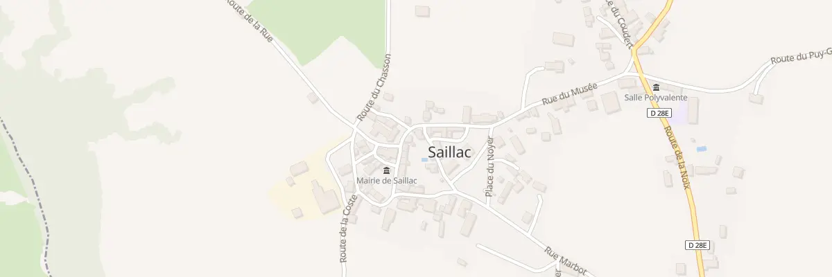 Plan du 70 Rue Franquette à Saillac