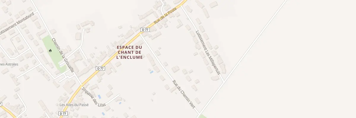 Plan du 5 Rue du Chemin Vert à Vineuil