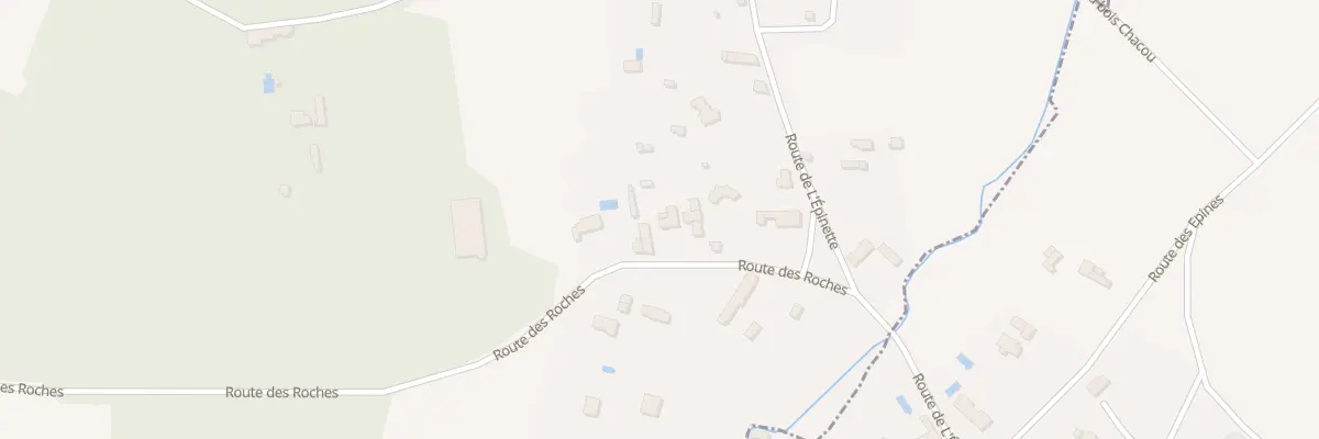 Plan du 6 Rte des Roches à La Hauteville