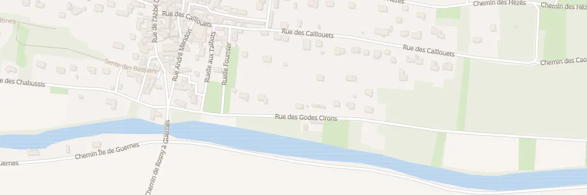 Plan du 17T Rue des Godes Cirons à Guernes