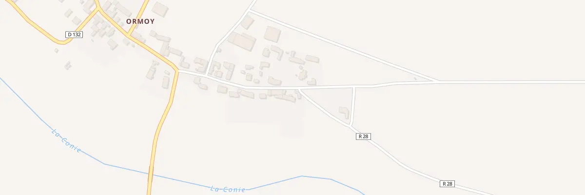 Plan du 29 Ormoy à Courbehaye
