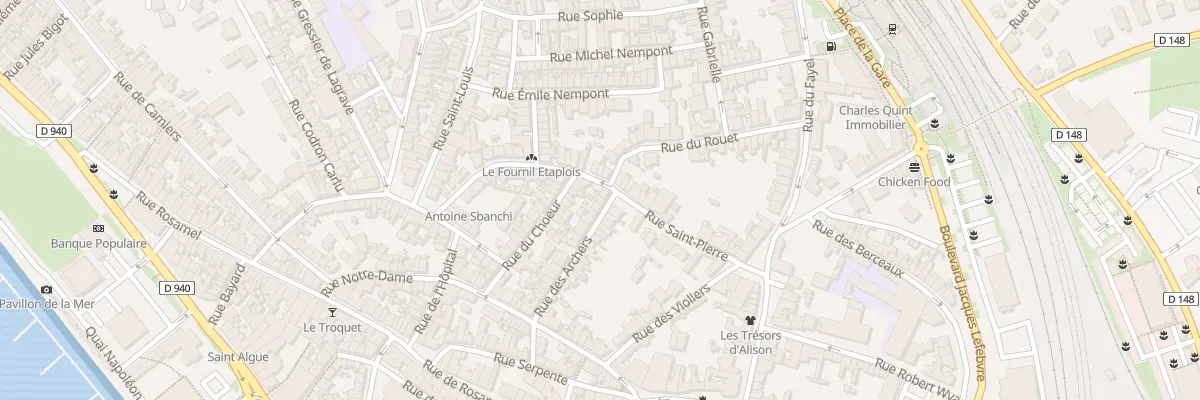 Plan du 29 Rue des Archers à Étaples