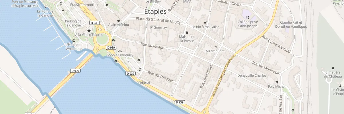 Plan du 26B Rue du Rivage à Étaples