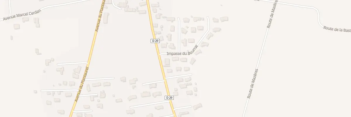 Plan du 4 Imp du Bourrat à Villeneuve-du-Paréage