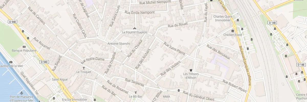 Plan du 18 Rue des Archers à Étaples