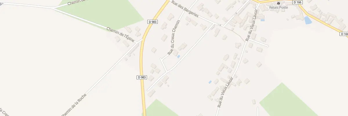 Plan du 2 Rue du Creux Chemin à Orvilliers